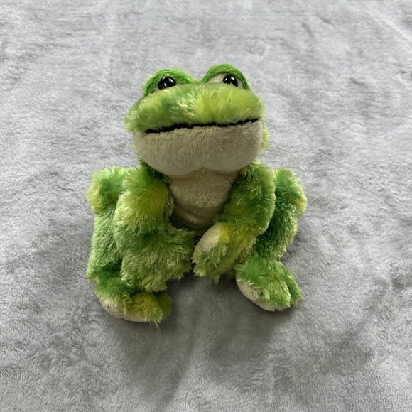 Ganz Webkinz Tie Dye Frog Plush Stuffed Animal 8" HM162 NO CODE Green Swamp - Picture 4 of 10